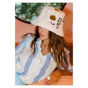 NWT Lack of Color Printed Teddy Bucket Hat S/M